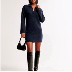 Abercrombie & Fitch Long-Sleeve Collared Mini